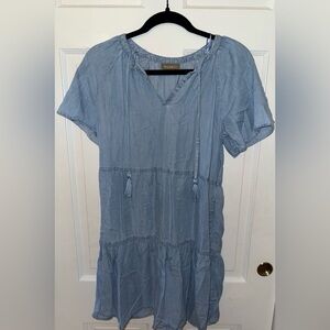 Style & Co. Light Blue Midi Dress